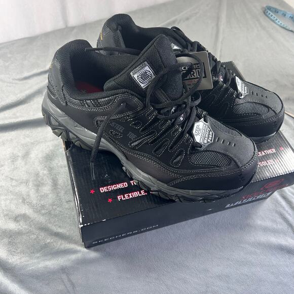 Skechers Work Men's Steel Toe safety shoe size 10.5 New in box - Picture 1 of 9